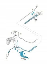 Volkswagen OE 5Q0200059FE комплект паливних шлангів ASO VW AUDI SKODA SEAT