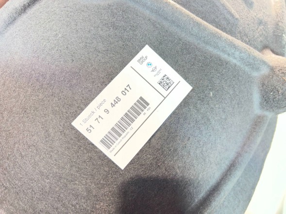 BMW OE 9448017 pmi150921 ЗАДНЄ ЛІВЕ КРИЛО BMW 4 G26 9448017