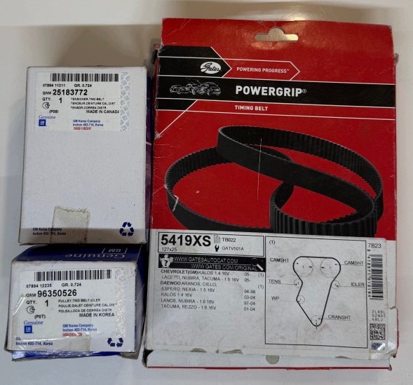 Genuine 5419XS НОВИЙ ПОВНИЙ КОМПЛЕКТ ГРМ DAEWOO LANOS NUBIRA NEXIA ESPERO DOHC