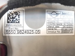 Mini OE 9824925 A359 A359 MINI COOPER F55 F56 F60 ЕКРАН МОНІТОР НАВІГАЦІЯ ДИСПЛЕЙ 9824925