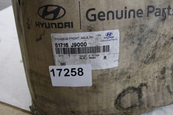 Hyundai OE uz17258 mhmTEL: 886283293 Кулак поворотний передній правий Оригінал 51716-J9000 Hyundai Kona I 17-23