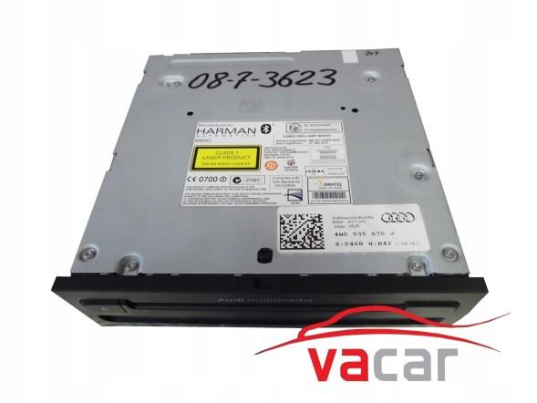 Volkswagen OE 4H0035670J БЛОК ЗЧИТУВАННЯ MMI 3G+ AUDI A8 D4 4H