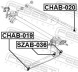 CHAB 020 FEBEST Сайлентблок