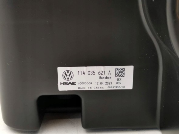 Volkswagen OE 11A035621A, DWP477498OE Сабвуфер динамік басів низькочастотний VW ID.4 11A035621A