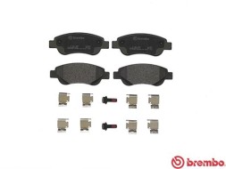 P61081 BREMBO Комплект гальмівних колодок з 4 шт дисків