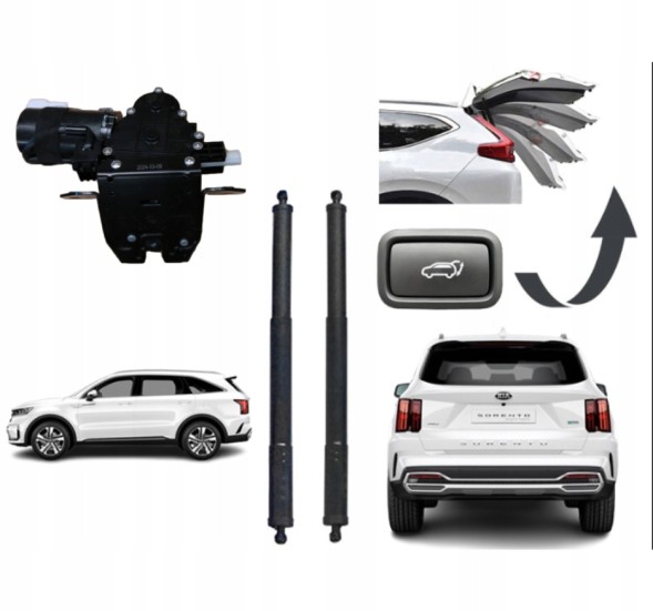 CE X Амортизатори кришки багажника 81771-B8100 для Hyundai, 1 пара, чорні
