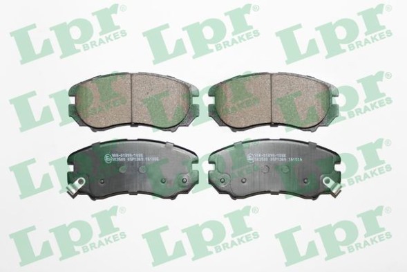 05P1369 LPR Комплект гальмівних колодок з 4 шт дисків
