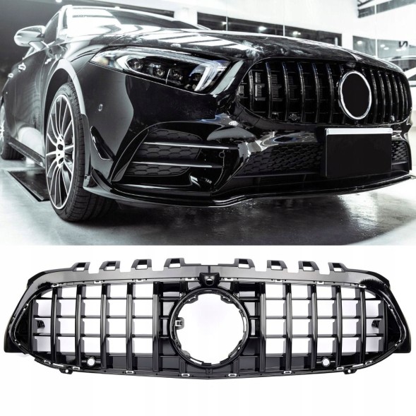Automaniac A177038 ЗНЯТТЯ РЕШІТКИ MERCEDES A W177 V177 PANAMERICANA AMG GT GLOSS BLACK