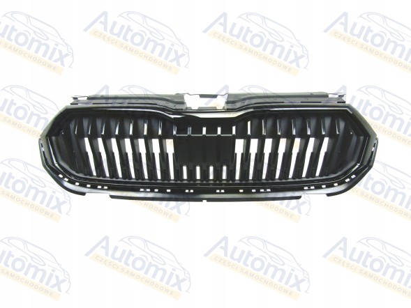 PJ 6VAAT21CZ Муляж / Решітка з чорною рамкою Skoda Fabia 4 21-25 кріплень + захисні кришки КОМПЛЕКТ