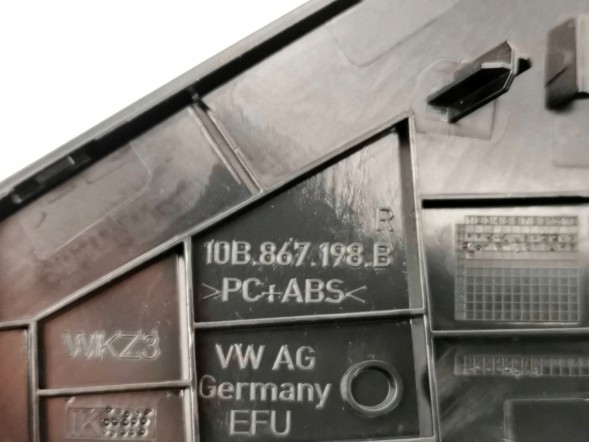 Volkswagen OE 10B867198B, DWP524410OE НАКЛАДКА ПАНЕЛЬ КНОПКИ СКЛОПІДЙОМНИКІВ VW ID.3 ID.4 ID.5 10B867198B ОРИГІНАЛ