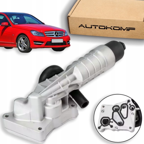 Autokomp 5906752331506 Охолоджувач Основа Корпус масляного фільтра Mercedes W204 W212 S212 попр. верс.