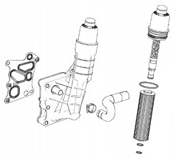 Autokomp 5906752331506 Охолоджувач Основа Корпус масляного фільтра Mercedes W204 W212 S212 попр. верс.
