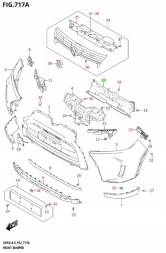 Suzuki OE 71781-63U00 SUZUKI VITARA 2024 - ВЕРХНЄ ПОВІТРЯНЕ КЕРМО