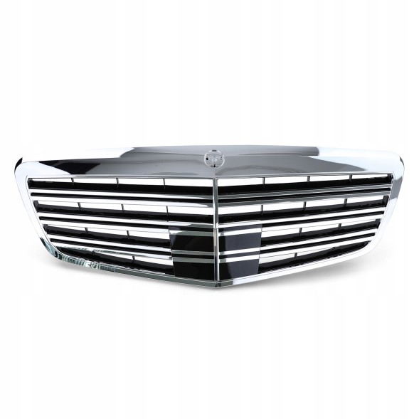 Green Parts GRILL W221 CHROM РЕШІТКА РАДІАТОРА MERCEDES W221 AMG OPTIK 09-13 РЕСТАЙЛІНГ ХРОМ