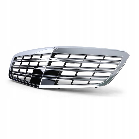 Green Parts GRILL W221 CHROM РЕШІТКА РАДІАТОРА MERCEDES W221 AMG OPTIK 09-13 РЕСТАЙЛІНГ ХРОМ