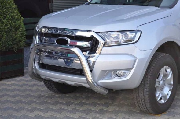 Китай 5964PWT21 Передній захисний обвіс (кенгурятник) хромований Toyota Hilux 2015+