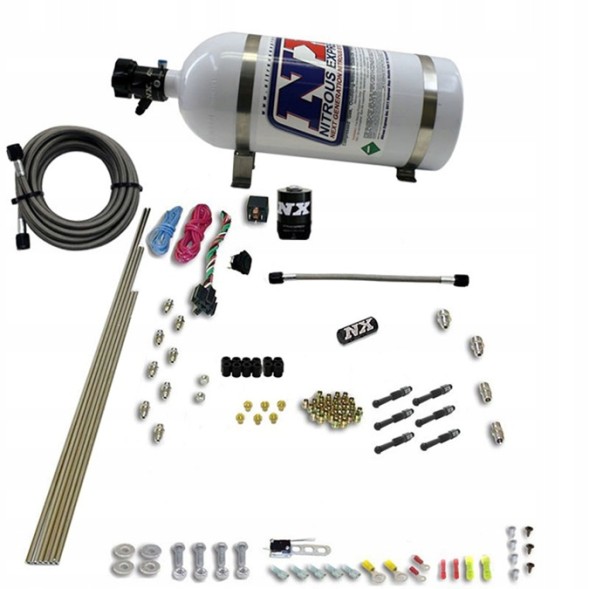 NX USA-NX-93066-15 Nitro Kit Nitrous Express NX Dry Direct 6 циліндрів 15 фунтів