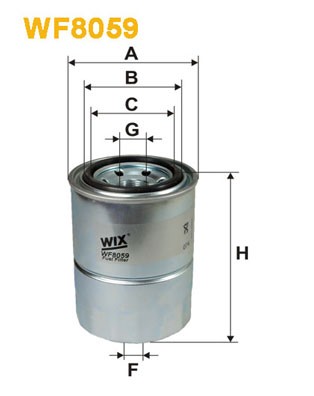 WF8059 WIX FILTERS Фільтр палива