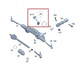 Mercedes-Benz OE A2054603703 Mercedes e-клас w213 w238 ремкомплект рульової передачі