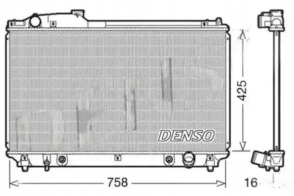 Denso DRM51003 Радіатор охолодження drm51003 denso