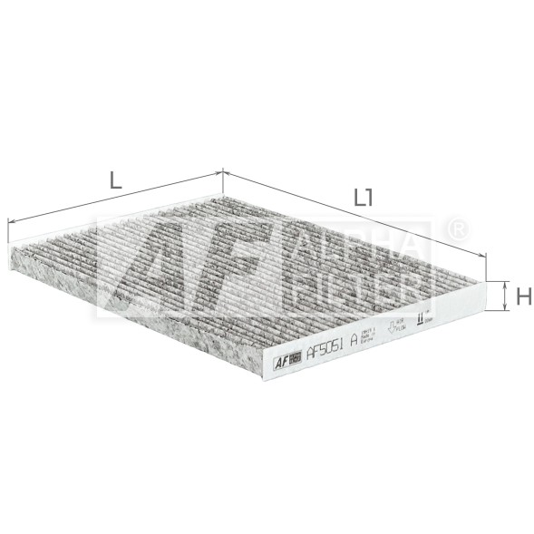 AF5051a ALPHA FILTER Фільтр салону