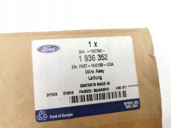 Ford OE Електроустановка правих передніх дверей Ford C-max MK2 OE 1936352