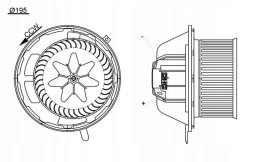 Mahle AB 194 000S Вентилятор салону mahle ab 194 000s