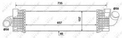 NRF 30906 30906/Nrf інтеркулер ford focus 1,6-2,0 tdci