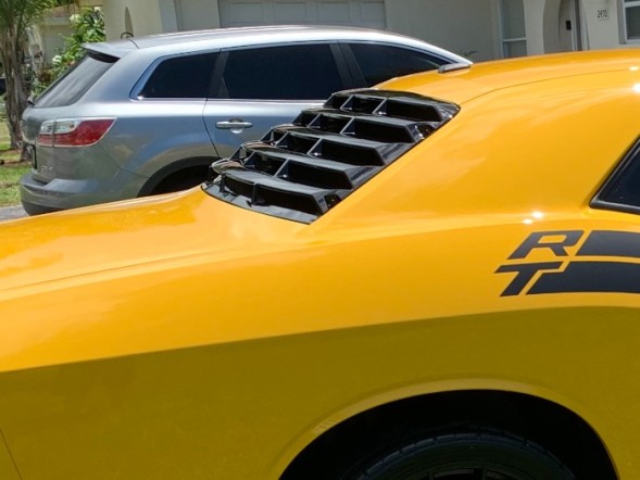 Mp Concepts JGD-CHALL-RWLGB Жалюзі Ролета Скло - Чорний Блиск DODGE CHALLENGER 2008-2023