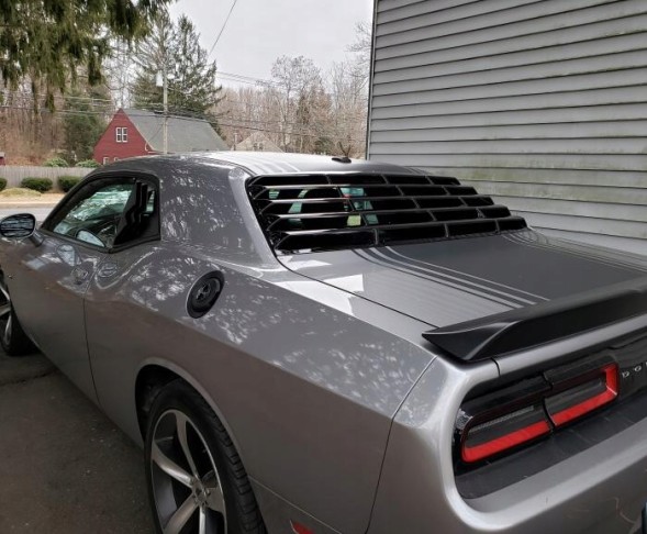 Mp Concepts JGD-CHALL-RWLGB Жалюзі Ролета Скло - Чорний Блиск DODGE CHALLENGER 2008-2023
