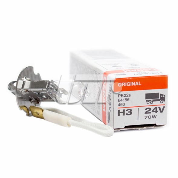 64156 OSRAM Автолампа Osram 70W 24V PK22S