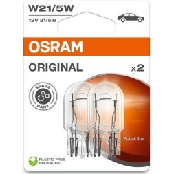 7515 2BL OSRAM Автолампа Osram 21 5W 12V W3X16Q к т 2 шт