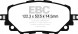 EBC DP42263R Гальмівні колодки yellowstuff ebc brakes fiat 124 spider mazda mx5 rf nd