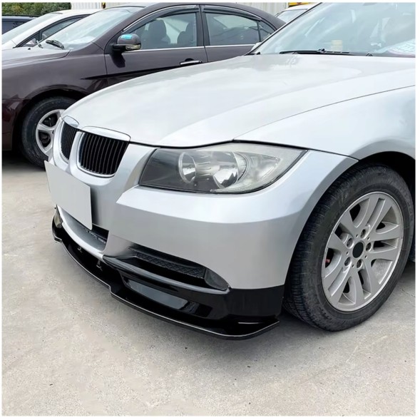 Китай BMW E90 E91 DOKŁADKA ZDERZAKA CZARNY POŁYSK НАКЛАДКА НА БАМПЕР BMW E90 E91 СПОЙЛЕР ПЕРЕДНІЙ ЧОРНИЙ ГЛЯНЦЕВИЙ СПЛІТТЕР ЗАВІСКИ
