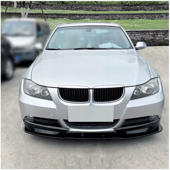 Китай BMW E90 E91 DOKŁADKA ZDERZAKA CZARNY POŁYSK НАКЛАДКА НА БАМПЕР BMW E90 E91 СПОЙЛЕР ПЕРЕДНІЙ ЧОРНИЙ ГЛЯНЦЕВИЙ СПЛІТТЕР ЗАВІСКИ