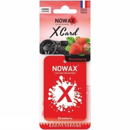 NX07538 NOWAX Автомобільний ароматизатор повітря NOWAX серія X CARD Strawbarry