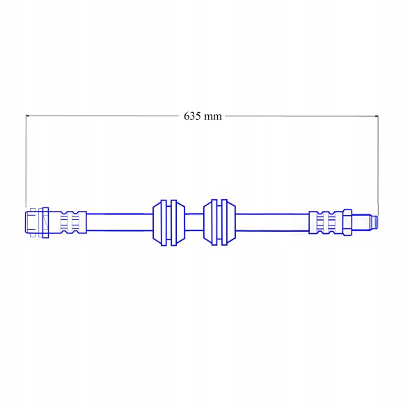 PHU DONOCIK ZPEG-0586 MERCEDES ML 2 W164 - GL X164 - Przewody hamulcowe elastyczne gumowe Zestaw MERCEDES ML W164 / GL X164 - Гальмівні шланги гнучкі гумові - Комплект