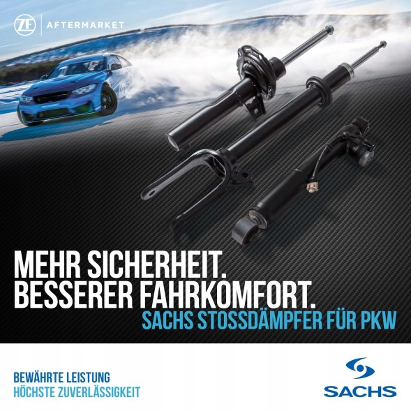 Sachs 312 029 Амортизатор задньої осі sachs toyota starlet 89-96