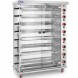 Китай WEW-SC-HP-1029510 Газовий Вертел Royal Catering на 40 Курчат 8 Шампурів 40 кВт Пропан-Бутан