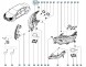 Renault OE Нова лампа передньої правої фари OE Renault Samsung Talisman 260108475R