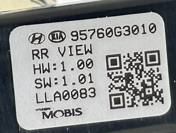 Hyundai OE 95760G3010 OEM КАМЕРА ЗАДНЬОГО ОГЛЯДУ HYUNDAI I30 III 95760-G3010