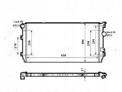 NRF 58339 Охолоджувач води 58339 nrf seat vw alhambra sharan