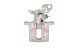 Bosch 0 986 135 164 Затискач ham.Tyl правий reg.Bosch0986135164