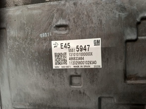 Original OPEL INSIGNIA B II LIFT 2.0 174 К.С. БЛОК УПРАВЛІННЯ ДВИГУНОМ КОМПЛЕКТ 55515947 EU