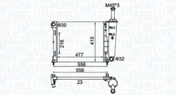 MAGNETI MARELLI 350213183900 Охолоджувач води 350213183900 magneti marelli