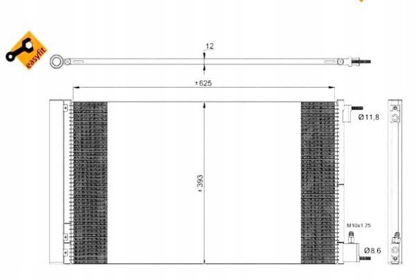 NRF 86228142 NRF Nrf 35912 конденсатор