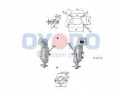 Oyodo 10N0128-OYO Каталізатор citroen 10n0128-oyo oyodo