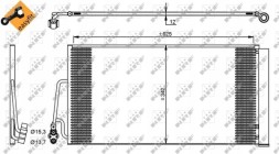 NRF 35898 Конденсатор кондиціонера nrf 35898
