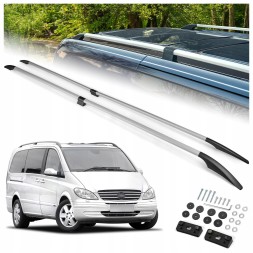 CHROMEMASTER OM-RR-D0011L-003 Пороги даху багажник для MERCEDES VIANO W639 2003-2014 ДУЖЕ ДОВГИЙ