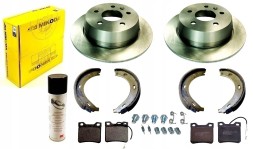ATM Mikoda ALL2286 MERCEDES VITO W638 ЗАДНІ диски, колодки, колодки, система Ate